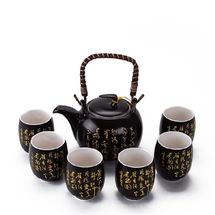 Chinesische Teekanne Porzellan