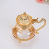 Teekanne Glas Gold