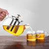 Teekanne Mit Sieb Glas