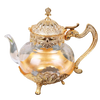 Teekanne Glas Gold