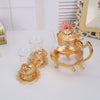 Teekanne Glas Gold